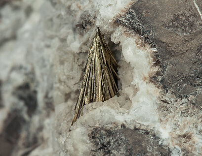 Millerite with Calcite. 