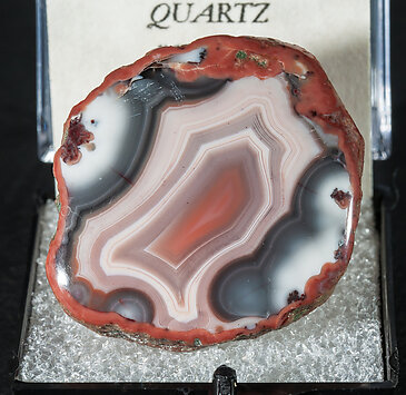 Quartz (variety agate). 