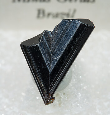 Rutile (twinned). 