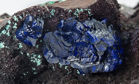 Azurite with Malachite. 