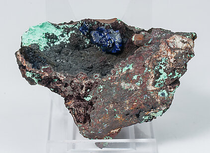 Azurite with Malachite. 