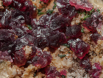 Roselite with Calcite. 