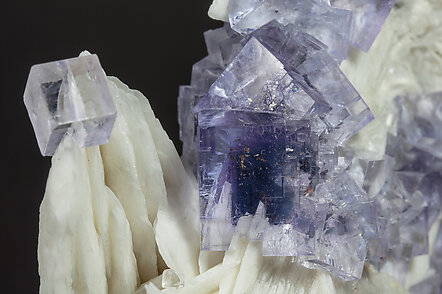 Fluorite with Baryte. 