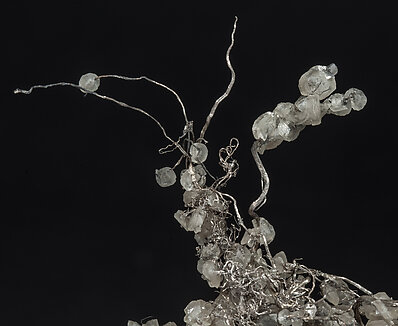 Silver with Calcite. Detail / Photo: Joaquim Calln