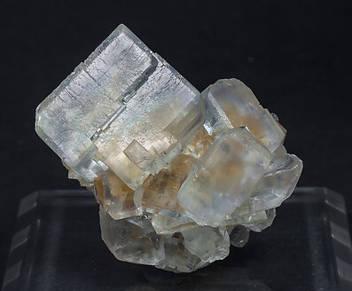 Fluorite with Quartz. 