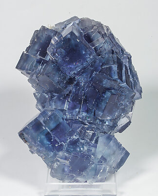 Fluorite with Quartz. Front