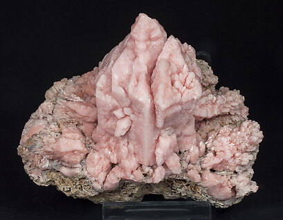 Quartz (variety rose quartz). Front