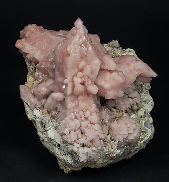 Quartz (variety rose quartz). Side