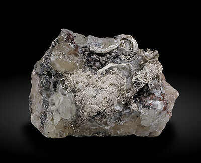 Silver with Calcite. Rear / Photo: Joaquim Calln