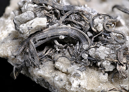 Silver with Calcite. Detail / Photo: Joaquim Calln