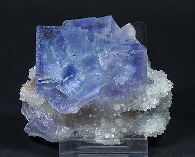 Fluorite with Quartz. 