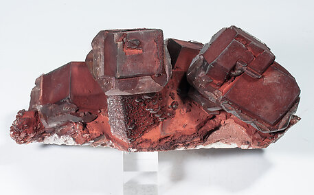 Calcite with iron oxides. Rear
