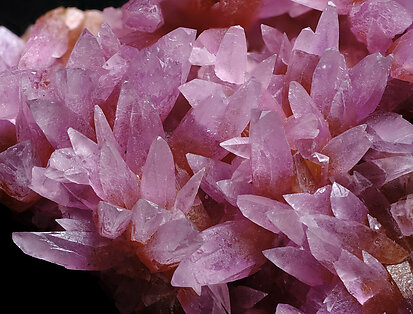 Calcite (variety Co-bearing calcite). Detail / Photo: Joaquim Calln