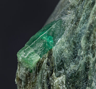 Beryl (variety emerald) with Biotite. 