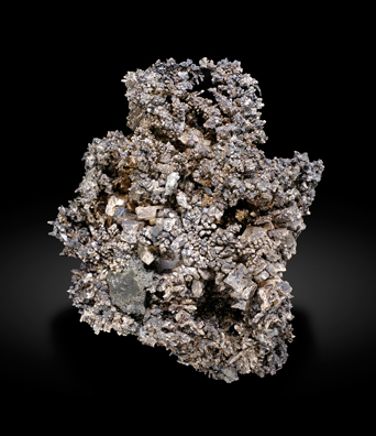 Silver with Calcite. Front / Photo: Joaquim Calln