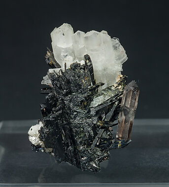 Eudidymite with Aegirine and Quartz. Rear