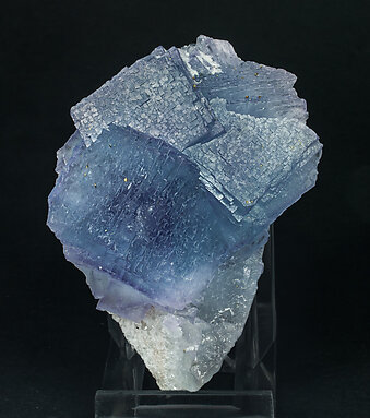 Fluorite with Quartz. 