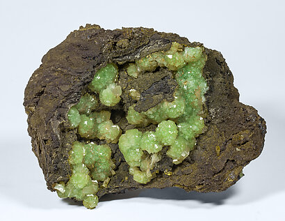 Adamite (variety Cu-bearing adamite). 