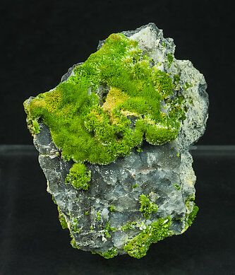 Pyromorphite on Quartz. 