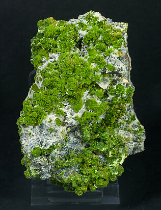 Pyromorphite on Quartz. 