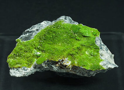 Pyromorphite on Quartz. 