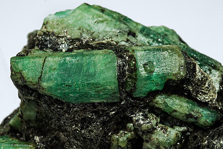 Beryl (variety emerald) with Phlogopite. 