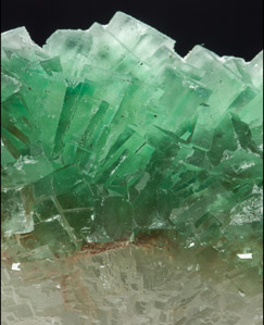 Fluorite with Baryte and Calcite. 