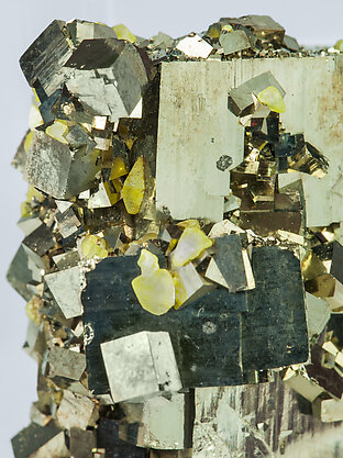 Pyrite with Sulphur. 