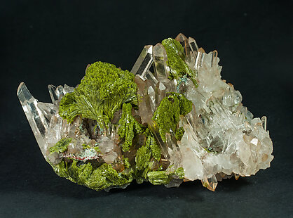 Epidote with Quartz. Rear