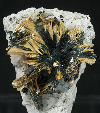 Rutile with Hematite. 