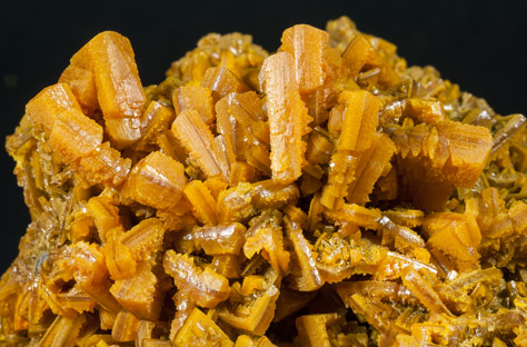 Wulfenite. Detail