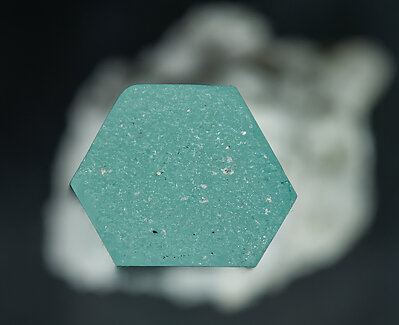 Beryl (variety aquamarine) with Albite. 