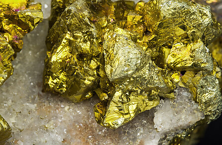 Chalcopyrite with Quartz. 