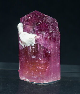 Elbaite-Schorl Series (variety rubellite) with Microcline. Rear