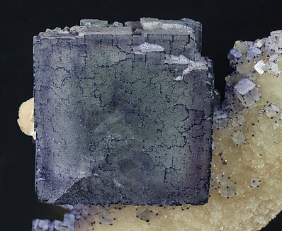 Fluorite with Baryte and Quartz. 