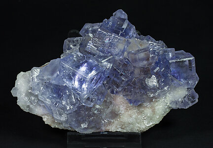 Fluorite with Quartz. 