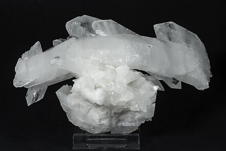 Quartz with Calcite. Front