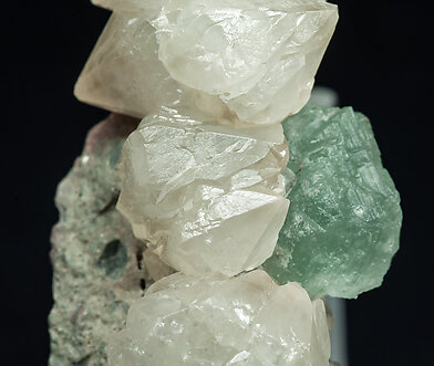 Cerussite with Fluorite. 