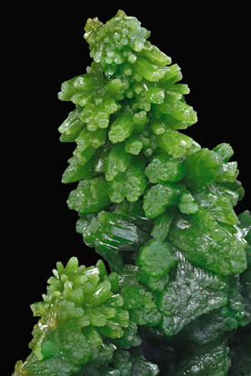 Pyromorphite with Fluorite cast. Foto: Joaquim Calln