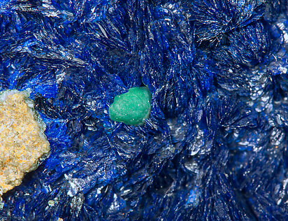 Azurite with Malachite. 