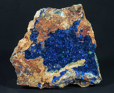 Azurite with Malachite. 