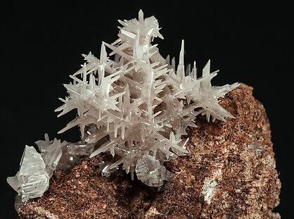 Cerussite (twinned). 