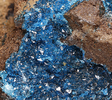 Liroconite. Detail / Photo: Joaquim Calln