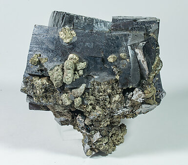 Galena with Pyrite. Rear