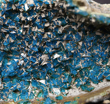 Liroconite. Detail / Photo: Joaquim Calln