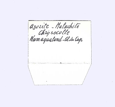 Malachite with Azurite and Chrysocolla