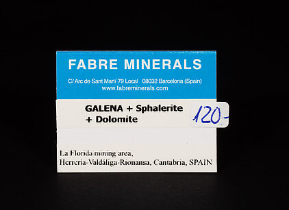 Galena with Sphalerite and Dolomite