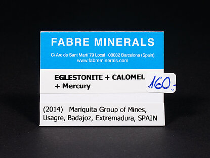 Eglestonite with Calomel and Mercury