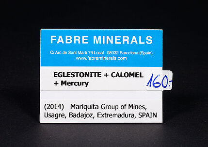 Eglestonite with Calomel and Mercury