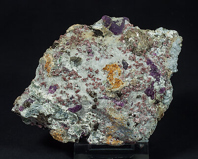 Corundum with Spinel, Willemite, Pyrrhotite and Norbergite